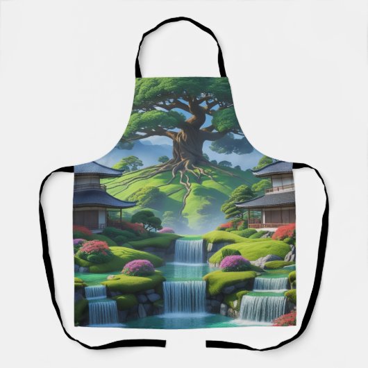 schöne Landschaft Schürze (Vorderseite)