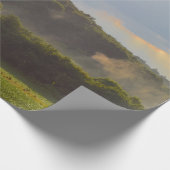 Schöne Landschaft Sicht auf Berg und Wald Geschenkpapier (Ecke)