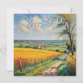 Schöne Landschaft Sommerlandschaft Geburtstag Karte (Vorderseite)