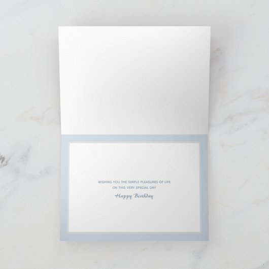 Schöne Landschaft Stall Personalisiert Card Karte (Innenseite)