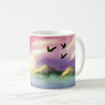 Schöne Landschaft Tasse