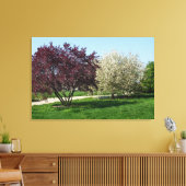 Schöne Landschaft und Bäume Leinwanddruck (Insitu (Wohnzimmer))