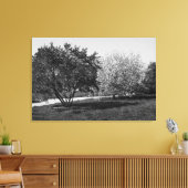 Schöne Landschaft und Bäume Leinwanddruck (Insitu (Wohnzimmer))