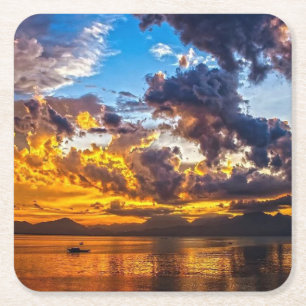 Schöne Landschaft Untersetzer Set