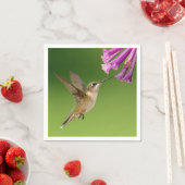 Schöne Landschaft von Hummingbird Serviette (Beispiel)