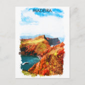 Schöne Landschaft von Madeira Postkarte (Vorderseite)