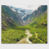 Schöne Landschaft von Norwaytravel, Abenteuer Geschenkpapier (Flach)