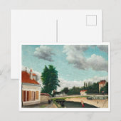 Schöne Landschaft von Rousseau Unterhaltung Erinne Postkarte (Vorne/Hinten)