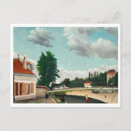 Schöne Landschaft von Rousseau Unterhaltung Erinne Postkarte (Vorderseite)