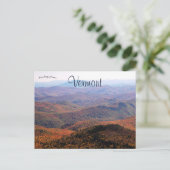 Schöne Landschaft von Vermont Postkarte (Stehend Vorderseite)