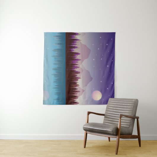 Schöne Landschaft Wandteppich (Beispiel (Horizontal))