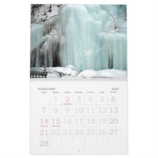 Schöne Landschaften Amerikas Kalender (Feb 2027)