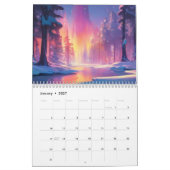 Schöne Landschaften Fantasy Art Kalender (Jan 2027)