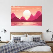Schöne Landschaften Leinwanddruck (Insitu (Schlafzimmer))