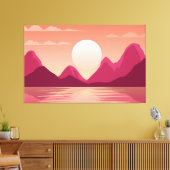 Schöne Landschaften Leinwanddruck (Insitu (Wohnzimmer))