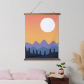 Schöne Landschaften Wandteppich Mit Holzrahmen (Schlafzimmer)