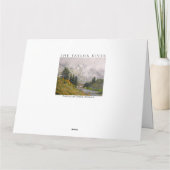 Schöne Landschaftliche Bergkunst Karte (Rückseite)