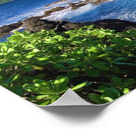 Schöne Landschaftliche Plakatwerbung Poster (Ecke)