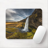 Schöne Landschaftsansicht von Seljalandsfoss Mousepad (Mit Mouse)