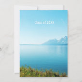 Schöne Landschaftsfotografie Abschluss Einladung (Rückseite)