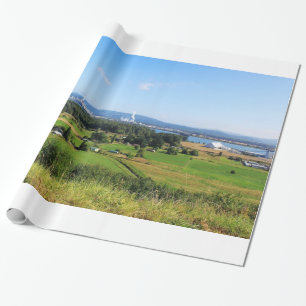 Schöne Landschaftsfotografie Ferien, Weihnachten Geschenkpapier