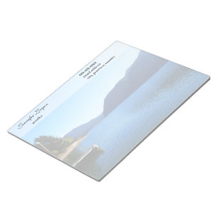 schöne Landschaftsfotografie von blauem Himmel, Se Notizblock