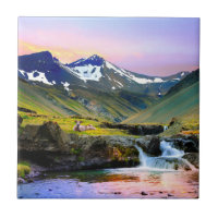 Schöne Landschaftslandschaft von Island