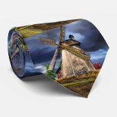 Schöne Landschaftsmalerei in den Niederlanden Krawatte (Gerollt)