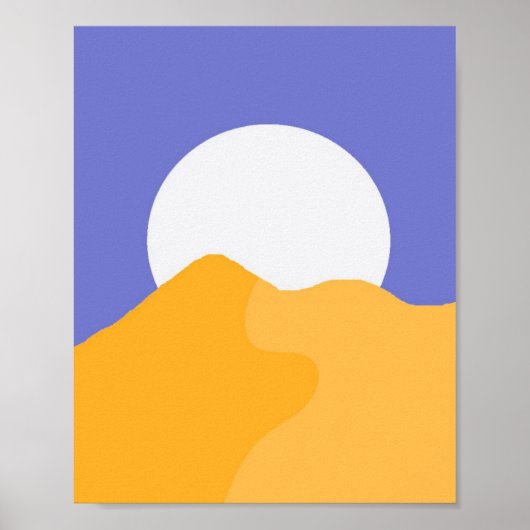 schöne Landschaftsmalerei Poster (Vorne)