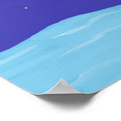 schöne Landschaftsmalerei Poster (Ecke)