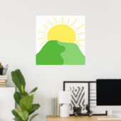 schöne Landschaftsmalerei Poster (Heimbüro)