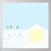 schöne Landschaftsmalerei Poster (Vorne)