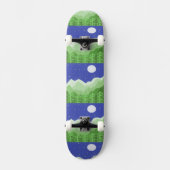 schöne Landschaftsmalerei Skateboard (Vorderseite)