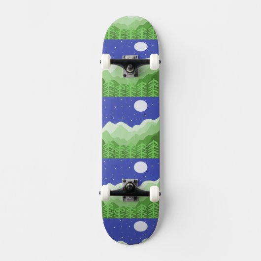 schöne Landschaftsmalerei Skateboard (Vorderseite)