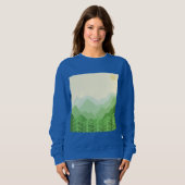 schöne Landschaftsmalerei Sweatshirt (Vorne ganz)