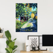 Schöne Landstraße auf Crested Butte Colorado Poster (Heimbüro)