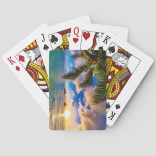 Schöne Lanikai Beach Hawaii Spielkarten