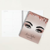 Schöne Lashes Augen Rose Gold Tropfen Make eup mäd Planer (Anzeige)