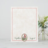 Schöne Laterne mit Heiligen und Kardinal Weihnacht (Stehend Vorderseite)