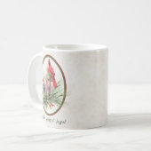 Schöne Laterne mit Heiligen und Kardinal Weihnacht Kaffeetasse (Vorderseite Links)