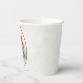 Schöne Laterne mit Heiligen und Kardinal Weihnacht Pappbecher (Links)