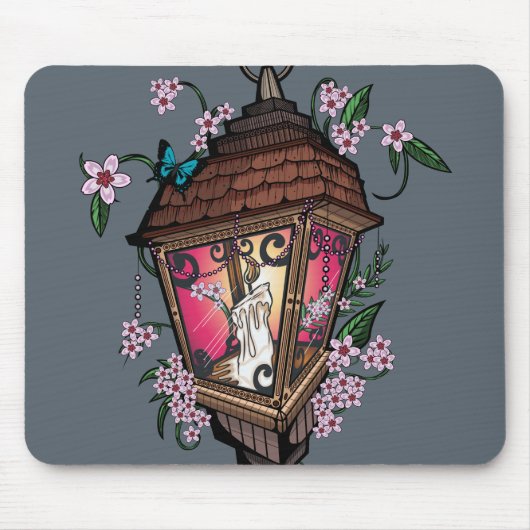 Schöne Laterne Mousepad (Vorne)
