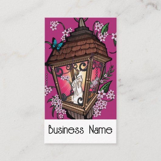 Schöne Laterne Visitenkarte (Vorderseite)