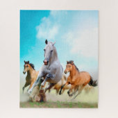Schöne Laufpferde, Jigsaw Puzzle (Vertikal)