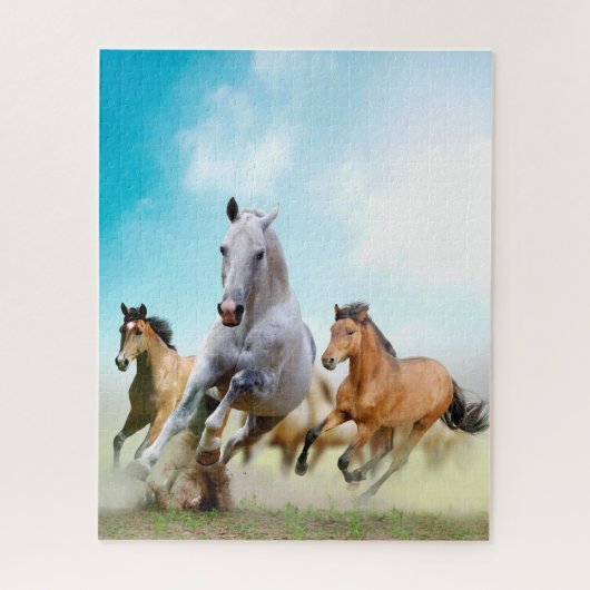 Schöne Laufpferde, Jigsaw Puzzle (Vertikal)