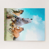 Schöne Laufpferde, Jigsaw Puzzle (Horizontal)