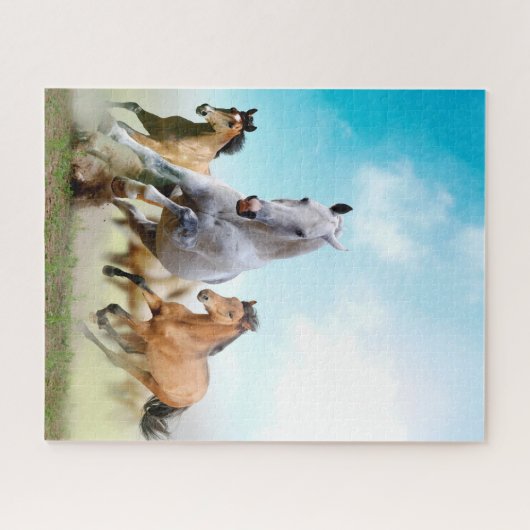 Schöne Laufpferde, Jigsaw Puzzle (Horizontal)