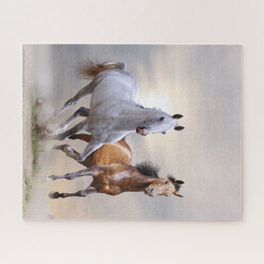 Schöne Laufpferde, Jigsaw Puzzle (Horizontal)