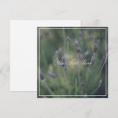 Schöne Lavendel Blume Ihrer Textflatterkarte (Vorne/Hinten)