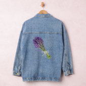 Schöne Lavendel Blume Lavender Botander Jeansjacke (Hangar)